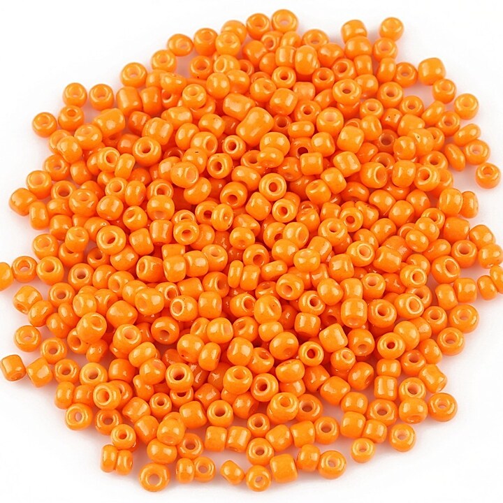 Margele de nisip 2mm opace (50g) - cod 364 - portocaliu