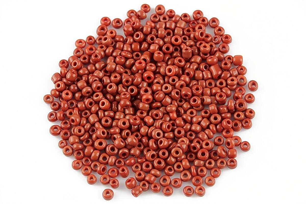 Margele de nisip 2mm opace (50g) - cod 367 - rosu grena