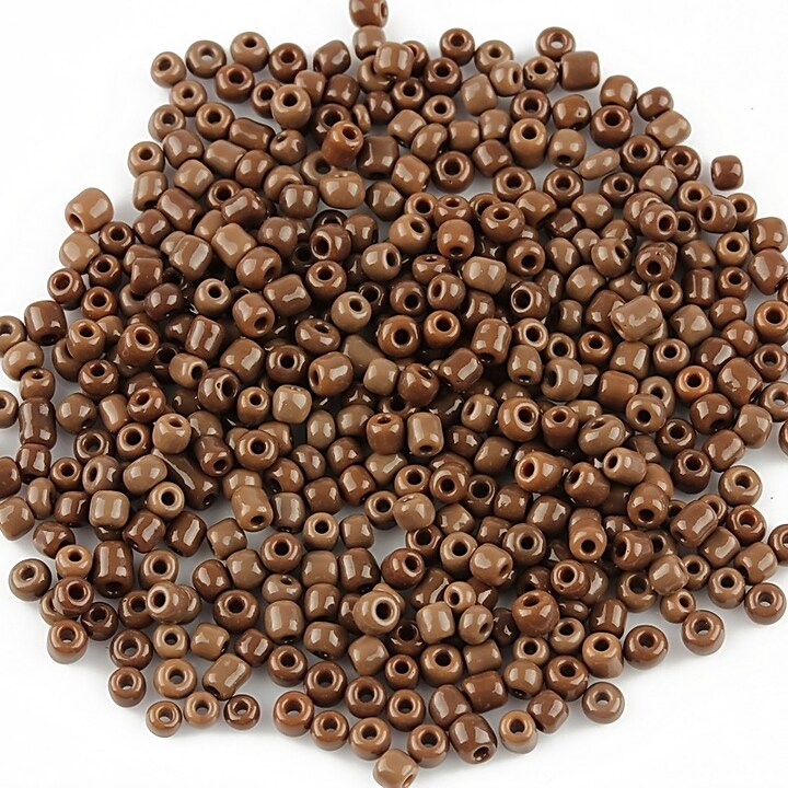 Margele de nisip 2mm opace (50g) - cod 368 - maro