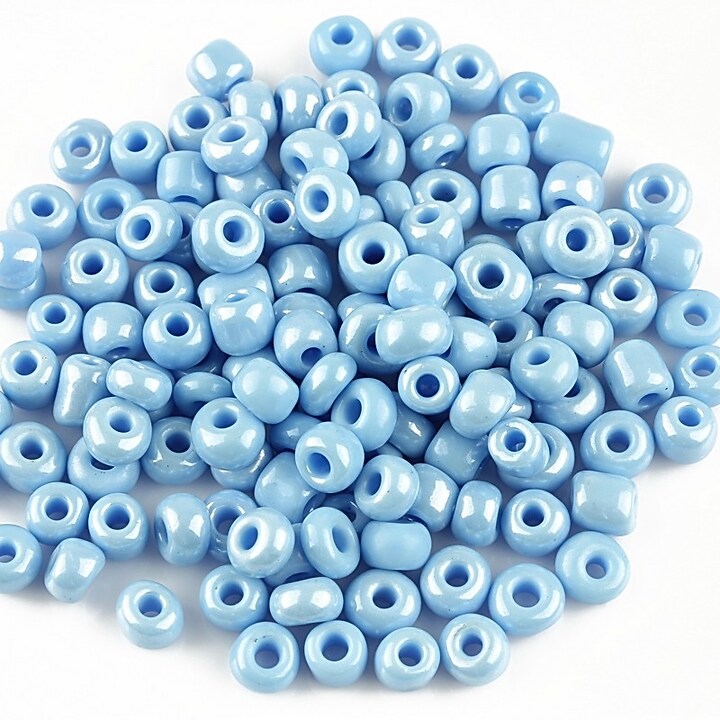 Margele de nisip 4mm lucioase (50g) - cod 380 - bleu