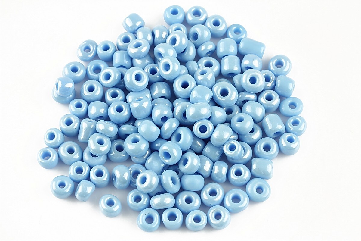 Margele de nisip 4mm lucioase (50g) - cod 380 - bleu