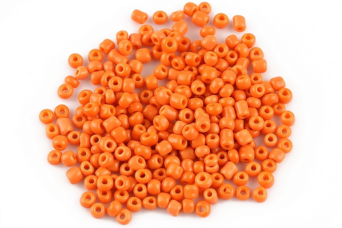 Margele de nisip 3mm opace (50g) - cod 397 - portocaliu