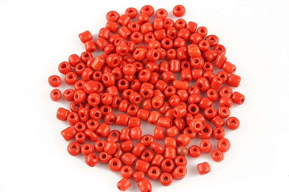 Margele de nisip 3mm opace (50g) - cod 400 - rosu