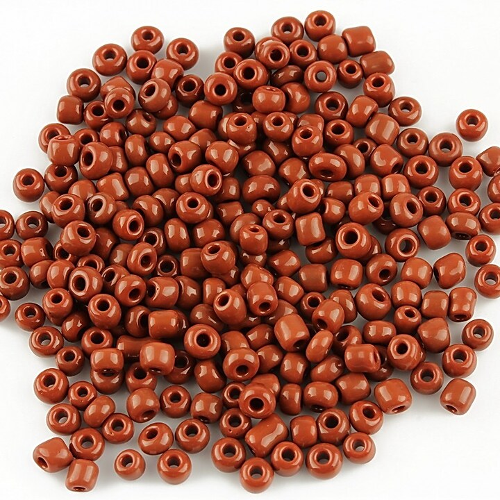 Margele de nisip 3mm opace (50g) - cod 401 - maro roscat