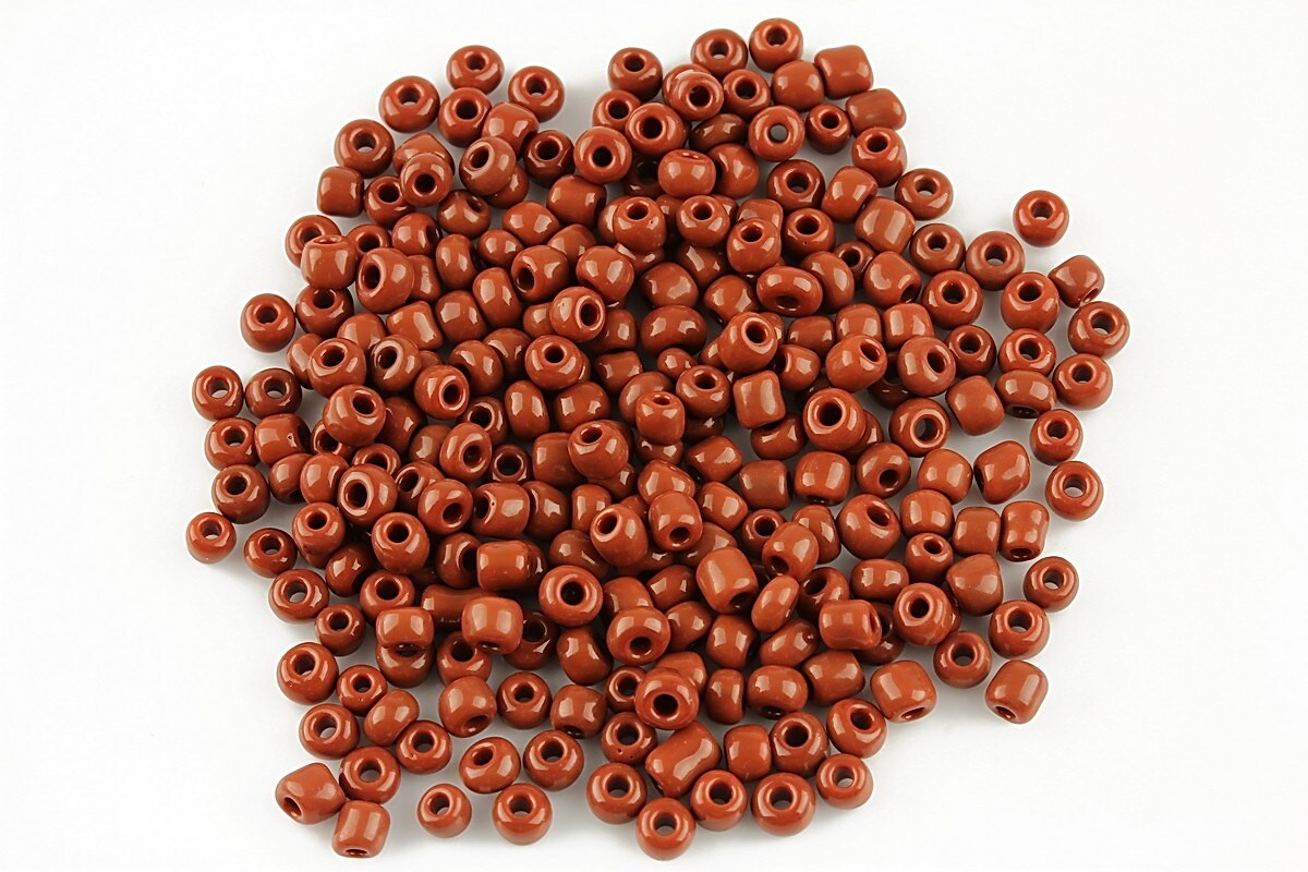 Margele de nisip 3mm opace (50g) - cod 401 - maro roscat