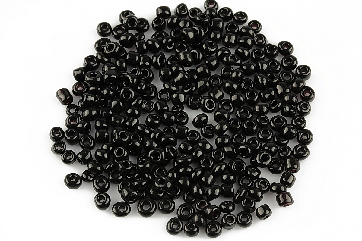 Margele de nisip 3mm opace (50g) - cod 402 - negru