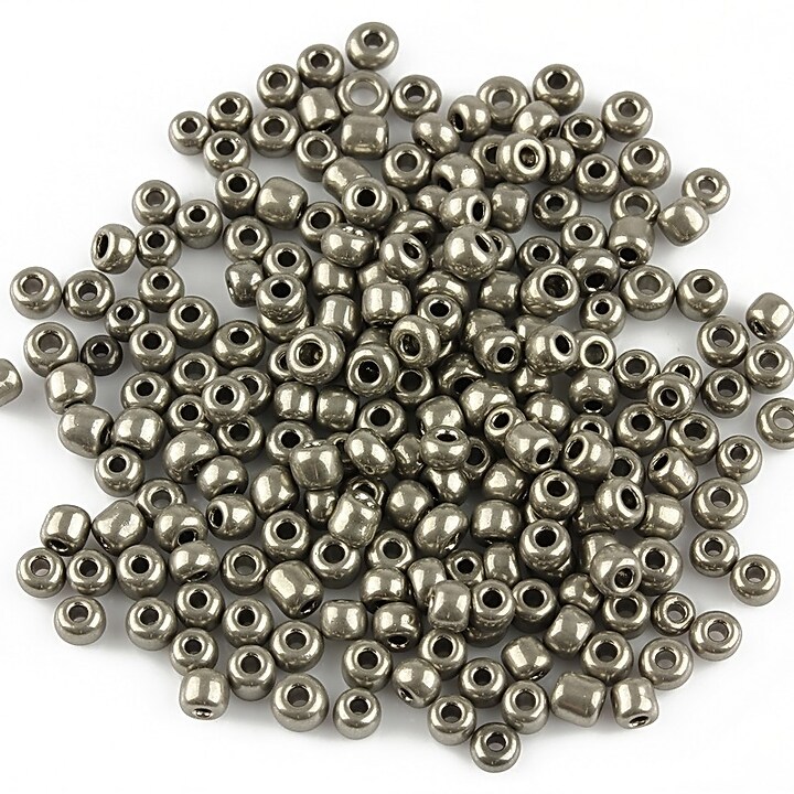 Margele de nisip 3mm (50g) - cod 405 - argintiu inchis