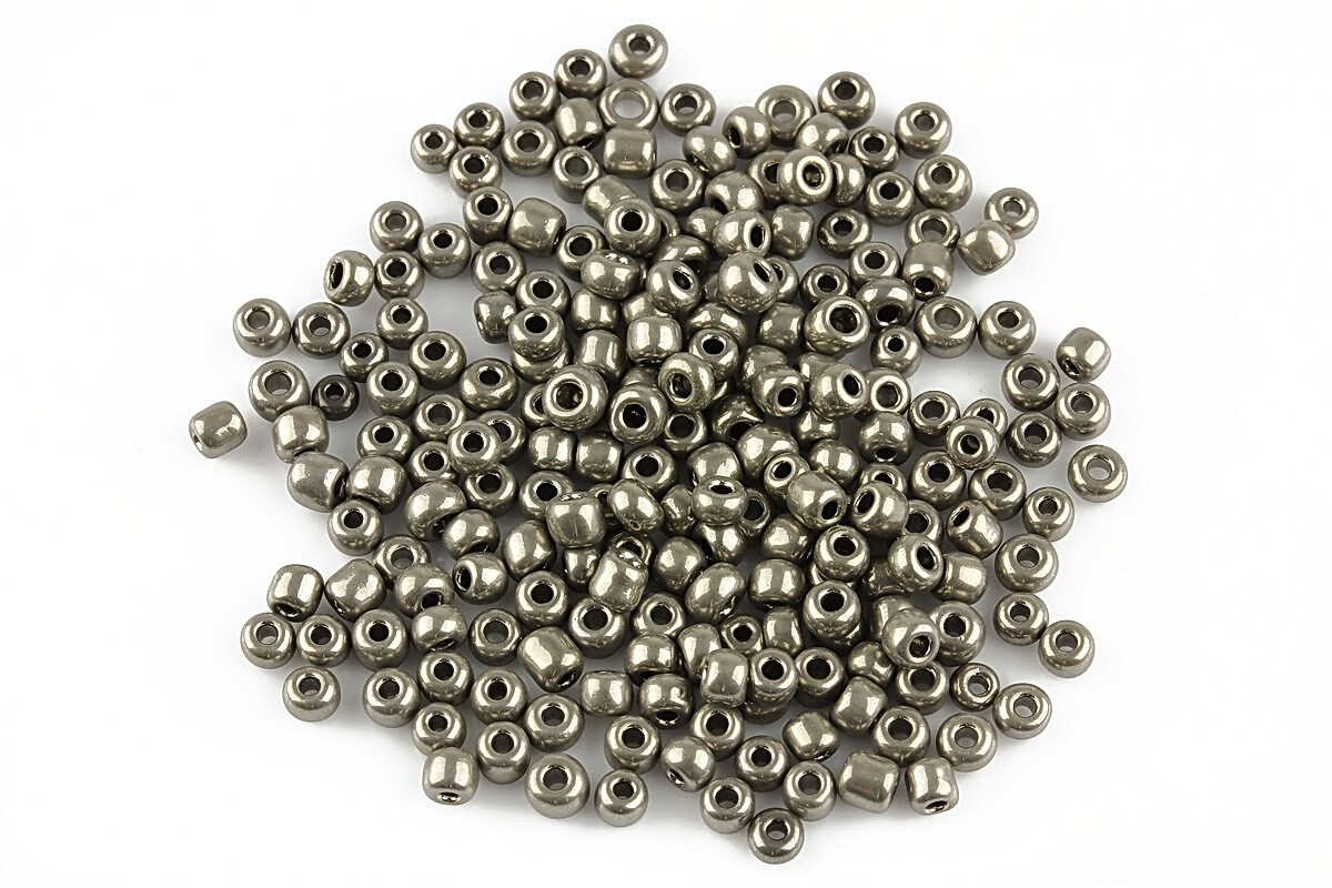 Margele de nisip 3mm (50g) - cod 405 - argintiu inchis