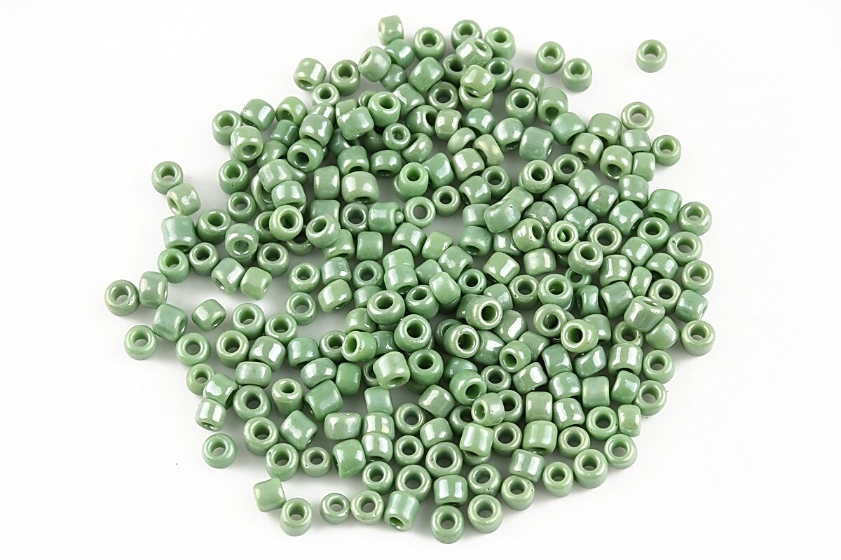 Margele de nisip 3mm lucioase (50g) - cod 411 - verde