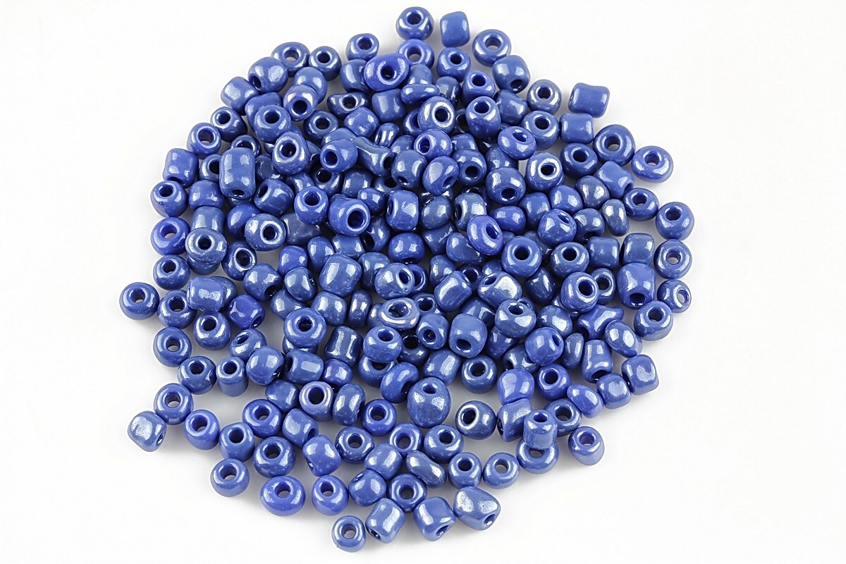 Margele de nisip 3mm lucioase (50g) - cod 413 - albastru
