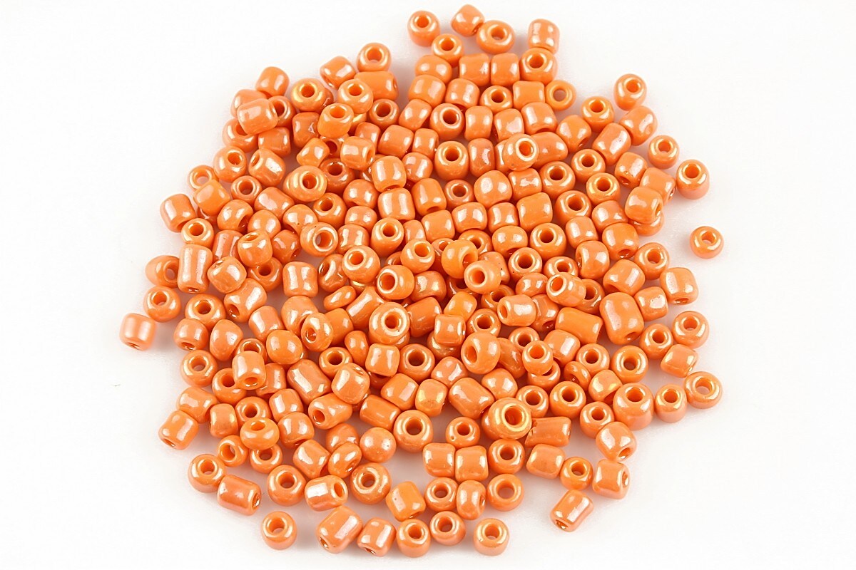 Margele de nisip 3mm lucioase (50g) - cod 414 - portocaliu