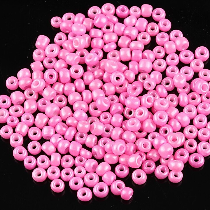 Margele de nisip 3mm lucioase (50g) - cod 415 - roz