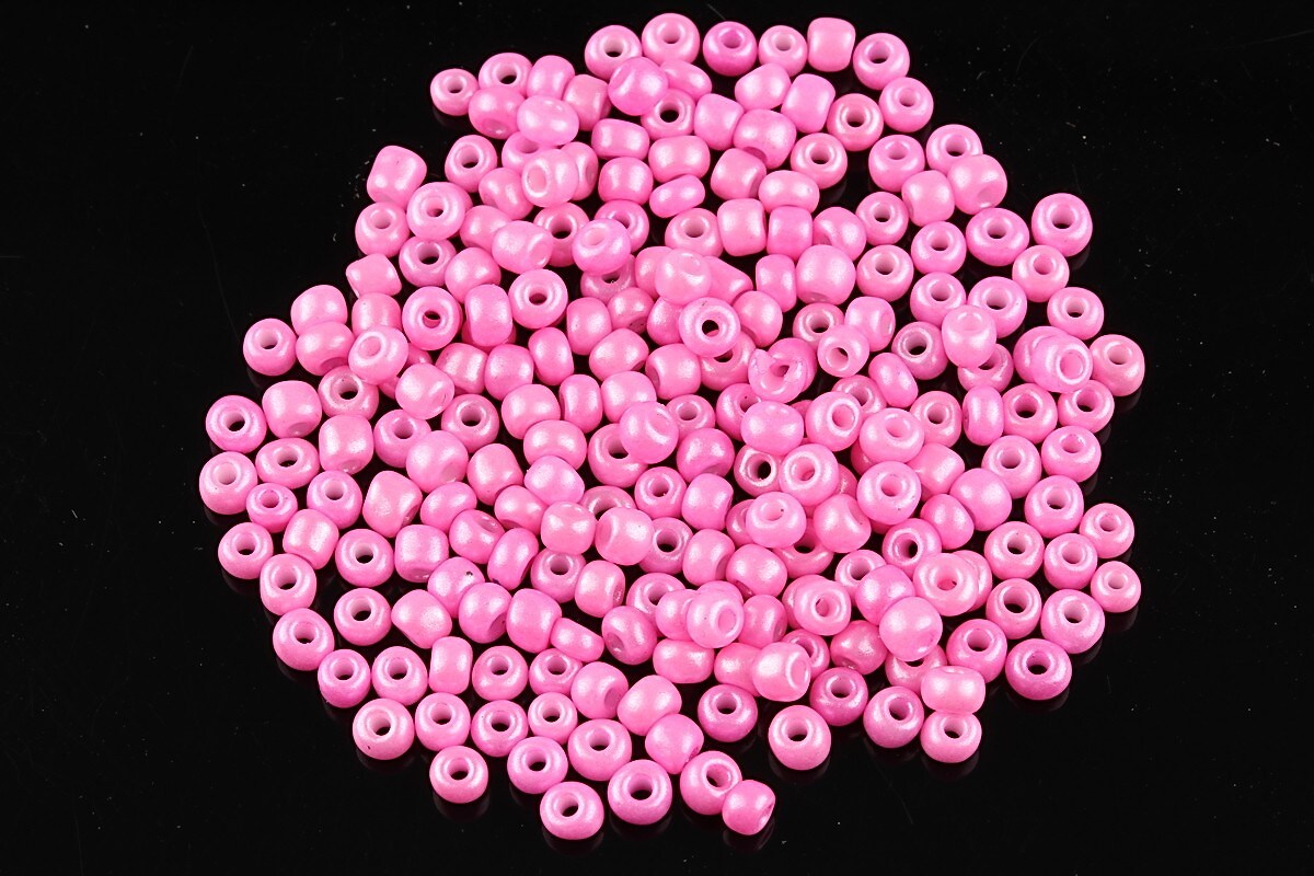 Margele de nisip 3mm lucioase (50g) - cod 415 - roz