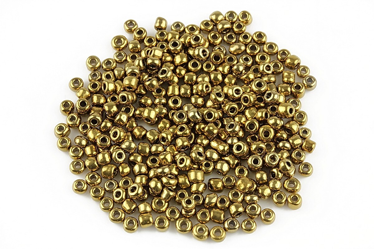 Margele de nisip 3mm lucioase (50g) - cod 419 - bronz