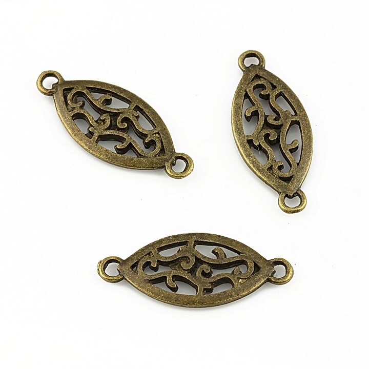 Link bronz model dantelat 25x10mm