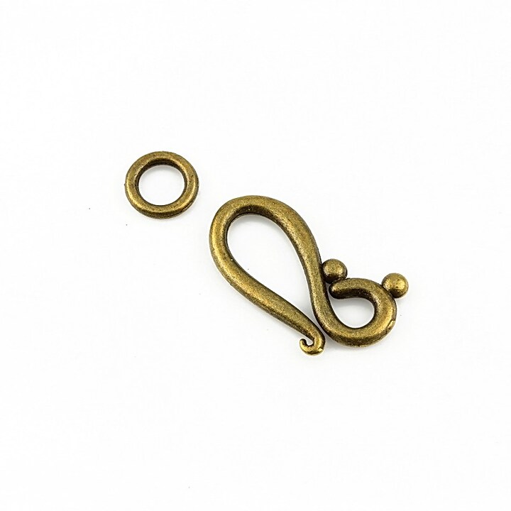 Inchizatoare "S" bronz 20x12mm