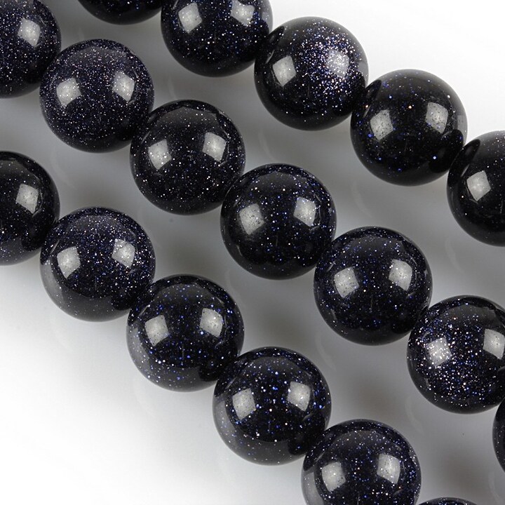 Blue Goldstone sfere 10mm