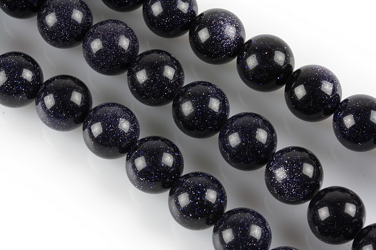 Blue Goldstone sfere 10mm