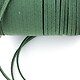 Snur suede (imitatie piele intoarsa) 3x1mm, verde-kaki (5m)