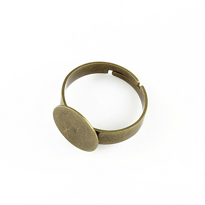 Baza de inel bronz, reglabila, cu platou 12mm