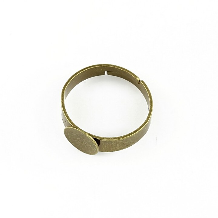 Baza de inel bronz, reglabila, cu platou 8mm