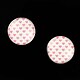 Cabochon sticla 16mm "Pink Chic" cod 650