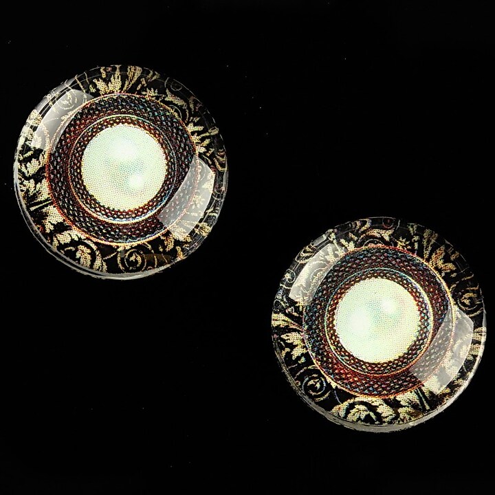 Cabochon sticla 20mm "Vintage Jewels" cod 705