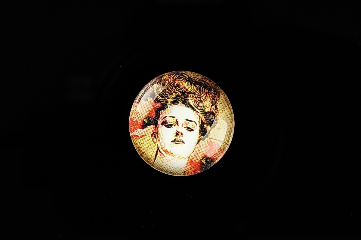 Cabochon sticla 20mm "Gilmore Girls" cod 743