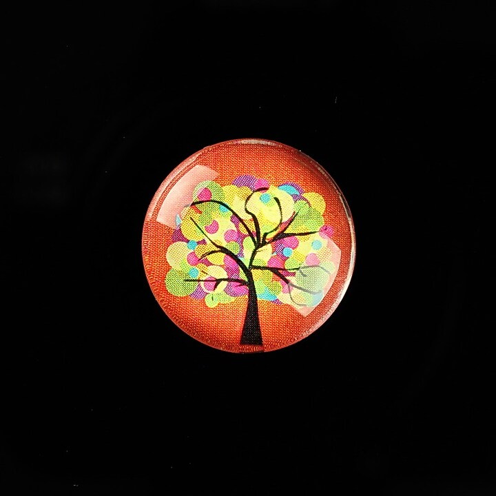 Cabochon sticla 20mm "Tree of Life" cod 763