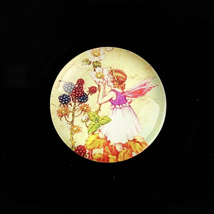 Cabochon sticla 25mm "Little Fairy" cod 787