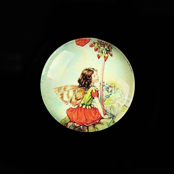 Cabochon sticla 25mm "Little Fairy" cod 788