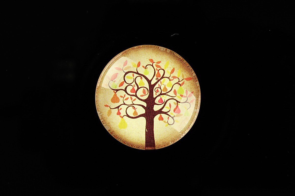 Cabochon sticla 25mm "Tree of Life" cod 806