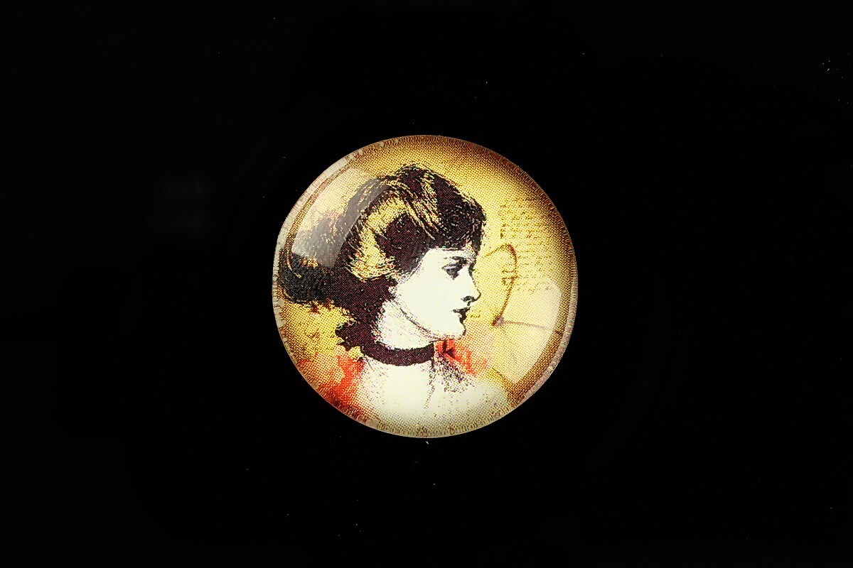 Cabochon sticla 25mm "Gilmore Girls" cod 809