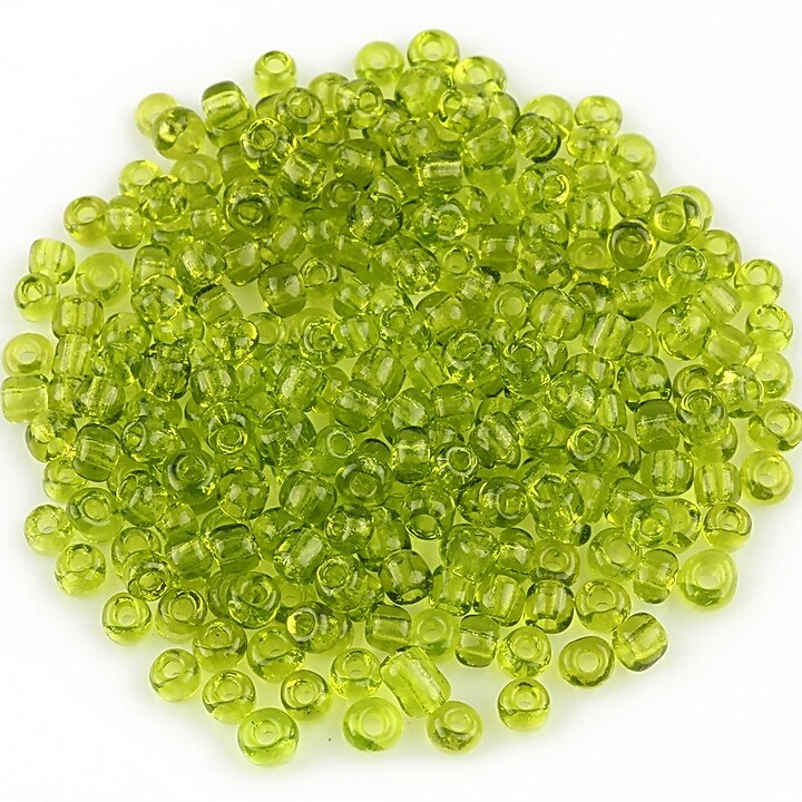 Margele de nisip transparente 3mm (50g) - cod 451 - verde deschis