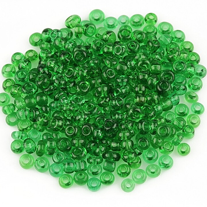 Margele de nisip transparente 3mm (50g) - cod 452 - verde