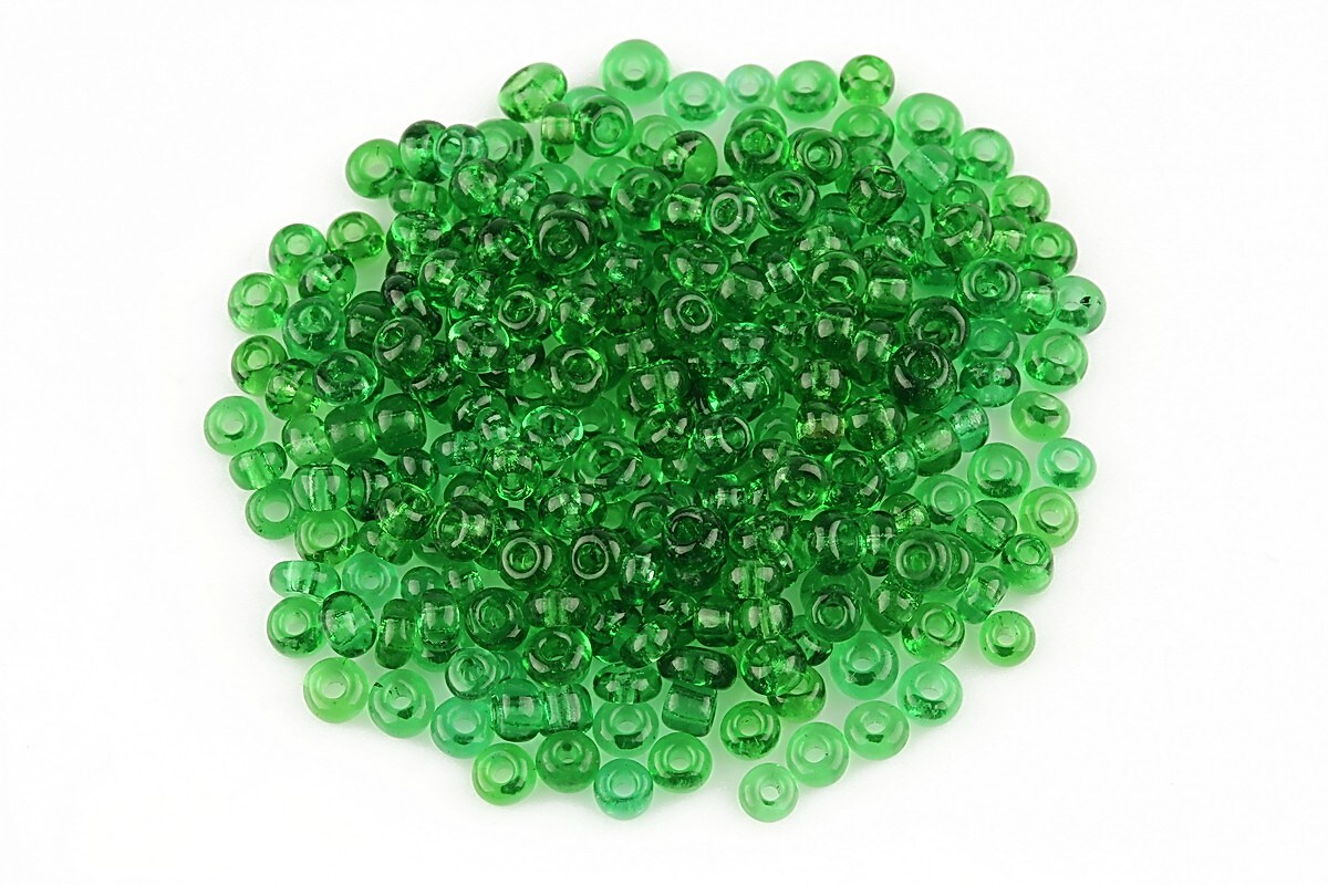 Margele de nisip transparente 3mm (50g) - cod 452 - verde