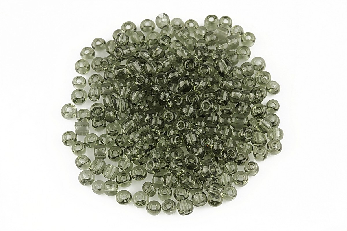 Margele de nisip transparente 3mm (50g) - cod 455 - gri