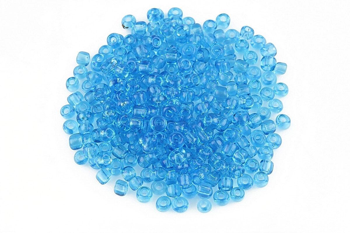 Margele de nisip transparente 3mm (50g) - cod 459 - albastru