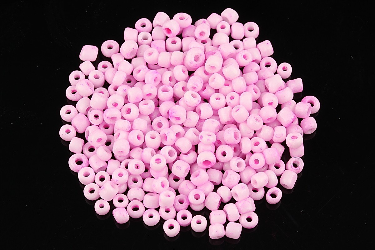 Margele de nisip opace 3mm (50g) - cod 468 - roz