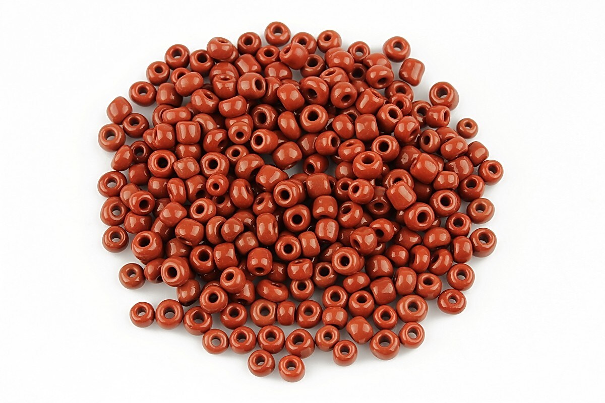 Margele de nisip opace 3mm (50g) - cod 472 - maro roscat