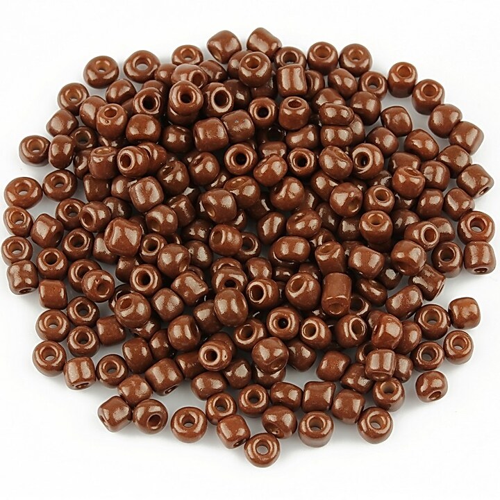 Margele de nisip opace 3mm (50g) - cod 473 - maro