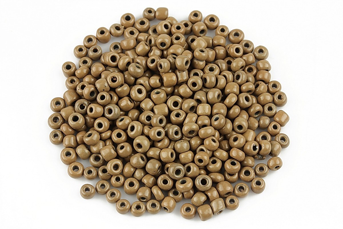 Margele de nisip opace 3mm (50g) - cod 474 - maro deschis