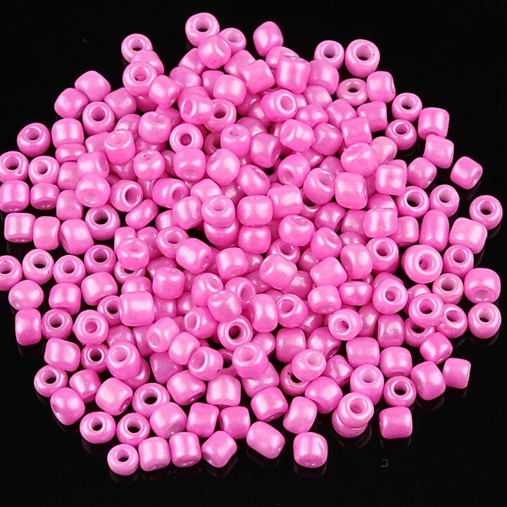 Margele de nisip lucioase 3mm (50g) - cod 479 - roz