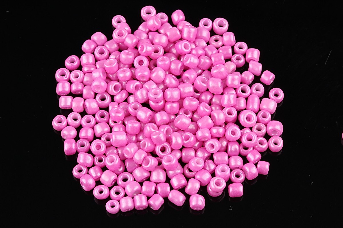 Margele de nisip lucioase 3mm (50g) - cod 479 - roz