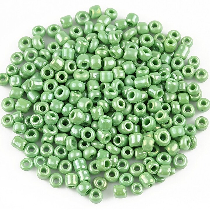 Margele de nisip lucioase 3mm (50g) - cod 483 - verde