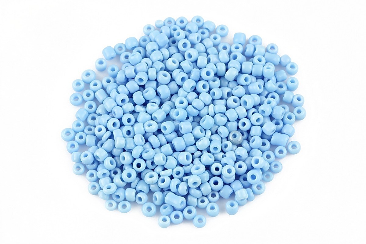 Margele de nisip 2mm opace (50g) - cod 494 - albastru deschis