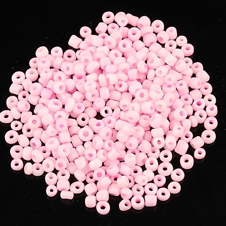 Margele de nisip 2mm opace (50g) - cod 496 - roz