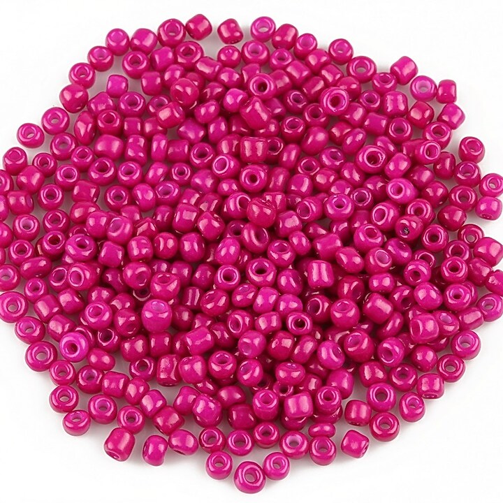 Margele de nisip 2mm lucioase (50g) - cod 498 - magenta