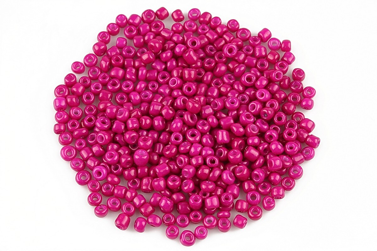 Margele de nisip 2mm lucioase (50g) - cod 498 - magenta