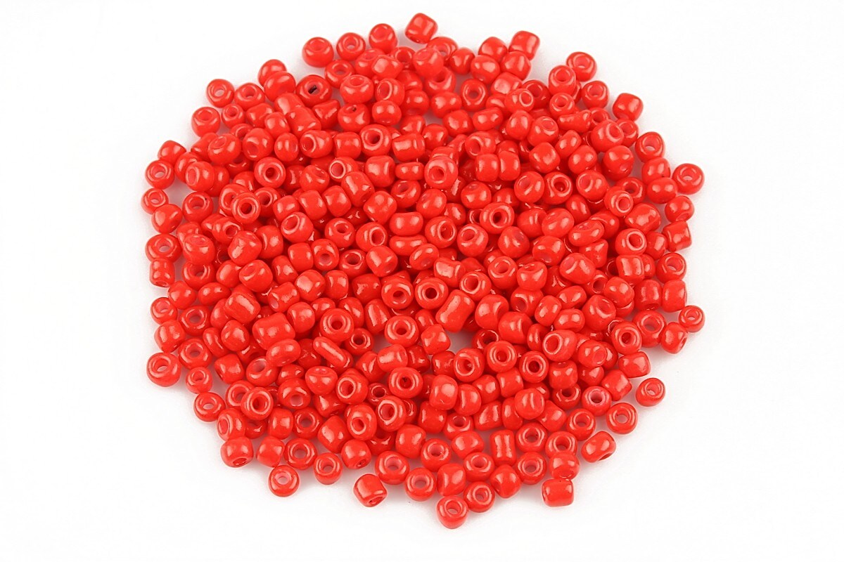 Margele de nisip 2mm lucioase (50g) - cod 501 - rosu